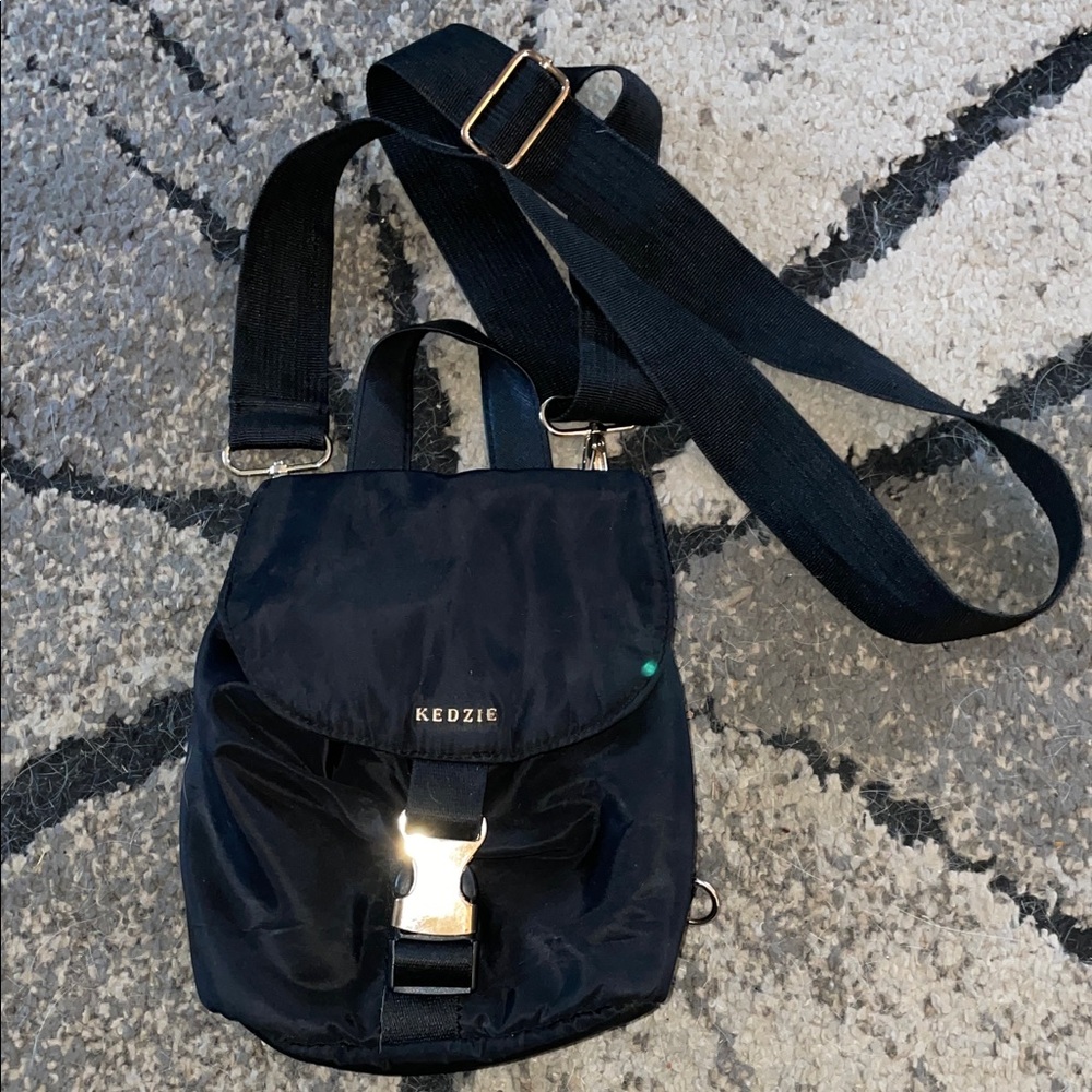 Kedzie Black Crossbody Bag